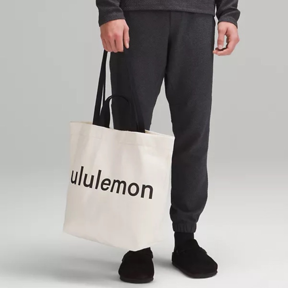 🆕 Lululemon Canvas Double Handle Tote Bag - Picture 11 of 15